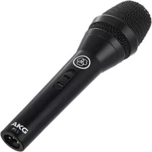 AKG Pro 오디오 P5 S 고성능 슈퍼카디오이드 다이내믹 보컬 마이크 무대용 XLR 유선 스튜디오 녹음 및
