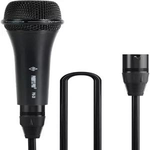페닉스 프로 보컬 마이크 16.4피트 XLR 케이블이 장착된 슈퍼카디오이드 다이내믹 클립 보관 가방 노래를