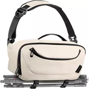 TAAOKA 카메라 슬링백 삼각대 홀더가 있는 방수 케이스 경량 DSLR/SLR/미러리스 가방 사진작가용