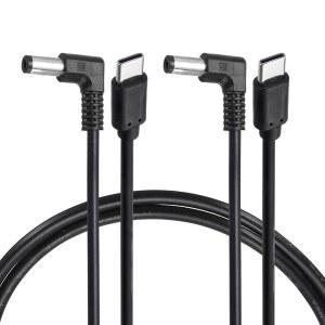 MECCANIXITY USB TO DC 전원 케이블 1MM 3피트 고속 5X2 트리거 플러그 PD 노트북 3A 카메라 코드 15V 케이블 45W 충전 타입 모니터