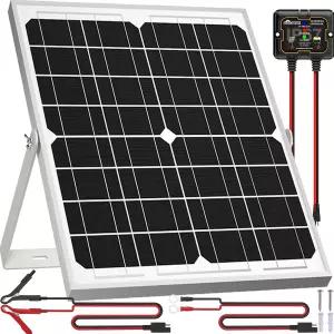 솔퍼크 태양광 패널 키트 20W 12V 방수 배터리 트리클 충전기 유지보수기 스마트 MPPT 컨트롤러 보트카 RV