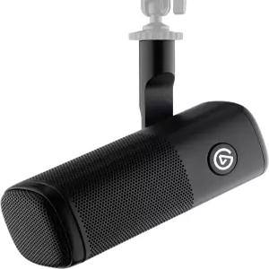 엘가토 웨이브 DX - 동적 XLR 마이크 카디오이드 패턴 노이즈 제거 팟캐스트 스트리밍 방송에 최적화된