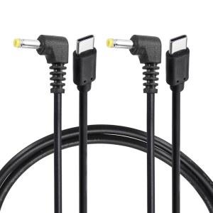 MECCANIXITY USB TO DC 전원 케이블 플러그 60W 타입 20V 카메라 7MM 2FT PD 고속 케이블 0X1 노트북 모니터 충전 코드 3A 트리거