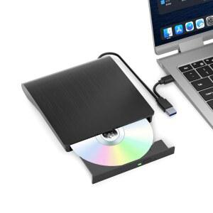 외장 블루레이 드라이브, 50G 디스크 읽기/쓰기 블러레이 드라이브 지원, USB 3.0 및 Type-C 휴대용 3D 블루레이 버너, 노트북, 데스크탑, Mac용 Windows XP /7 /8 /10 /11 MacOS에 적합한 블루레이 리더