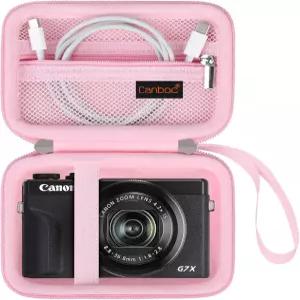 캐논 파워샷 G7 X Mark III G7X II 디지털 4K 브이로그 카메라용 캔복 케이스 포인트 앤 비디오 가방 지퍼