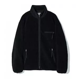 매장정품 PARTIMENTO 파르티멘토 에센셜 플리스 집업 자켓 블랙 PY-25330 BK 1552845