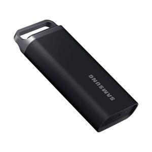 삼성 T5 EVO 휴대용 SSD 8TB, USB 3.2 1세대 외장 솔리드 스테이트 드라이브, Seq. 게임 및 콘텐츠 제작을 위한 읽기 속도 최대 460MB/s, MU-PH8T0S /AM, 블랙