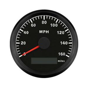ELING 범용 MPH GPS 속도계 주행 SPEEDO 트럭용 24V 85MM 160MPH 오토바이 스피드 백라이트 게이지 거리계 자동차 교체용 키트 12V 트랙터