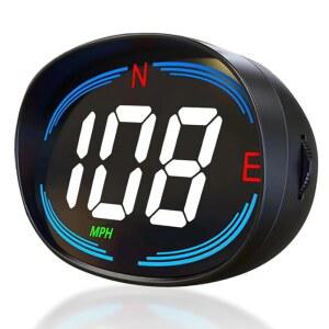 SINOTRACK HUD GPS 속도계 범용 자동차 오버 속도계 플러그 USB 헤드업 스피드 연결 모든 나침반 디스플레이 MPH 7인치 플레이 포함 차량용 알람