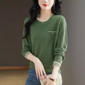 EAMT 니트 이너 여성니트 슬림핏 풀오버 원터치 루즈핏 봄가을 톱 YJ3