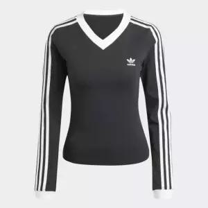 매장정품 ADIDAS 아디다스 여성 브이넥 긴팔 셔츠 IY7247 1609964