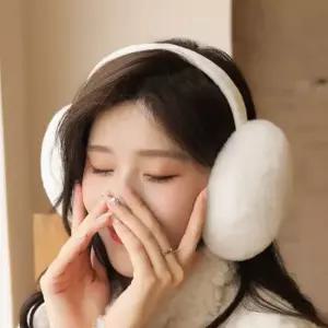 방한 폴딩 토끼털 끈없는 귀마개 마카롱귀마개 똑딱이 털귀마개 귀도리 방한 귀마개
