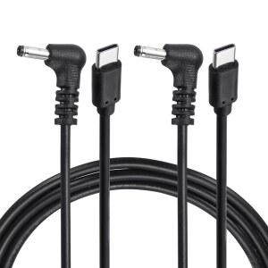 MECCANIXITY USB DC 전원 케이블 12V 케이블 36W 5X1 35MM 충전 PD 트리거 플러그 노트북 2개 고속 코드 TYPE 3A 2M 카메라용 5피트 모니터