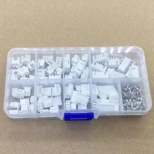 230pcs PH2.0 2p 3p 4p 5 핀 2.0mm 피치 터미널 키트하우징핀 헤더 JST 커넥터 와이어 어댑터 3D 프린터 용