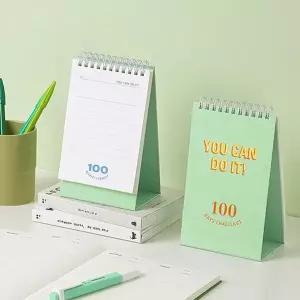 100일 목표 스탠드형 플래너 1P 탁상용 공부 스케줄러