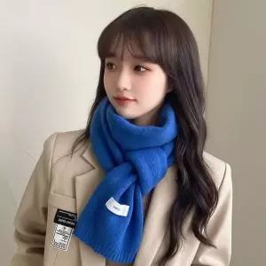 포근한 니트 쁘띠 머플러 여성 남녀공용 겨울 방한 넥워머