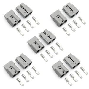 앤더슨  전원 커넥터 인버터 바이크 오토바이 배터리 충전 어댑터에 대 한 10PCS 50A 600V 6-12AWG 케이블