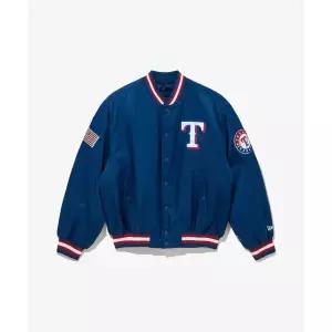 뉴에라 NEW ERA MLB 텍사스 레인저스 어센틱 스타디움 재킷 블루 14742055 182819