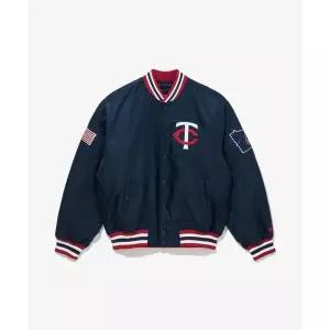 뉴에라 NEW ERA MLB 미네소타 트윈스 어센틱 스타디움 재킷 네이비 14742066 182906