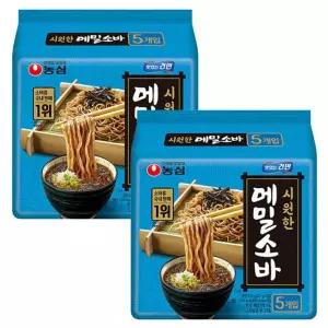 농심 메밀소바 10봉