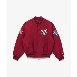 뉴에라 NEW ERA MLB 워싱턴 내셔널스 어센틱 스타디움 재킷 레드 14742053 182914