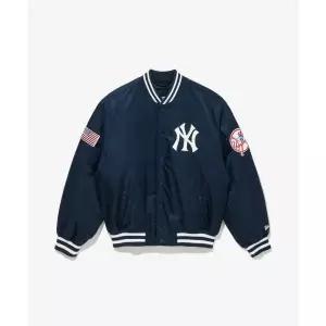 뉴에라 NEW ERA MLB 뉴욕 양키스 어센틱 스타디움 재킷 네이비 14742064 182611