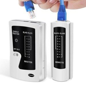 LAN RJ45 Cat5e Cat6a Cat7 UTP / 차폐 케이블 및 RJ11 RJ12용 네트워크 이더넷 테스터