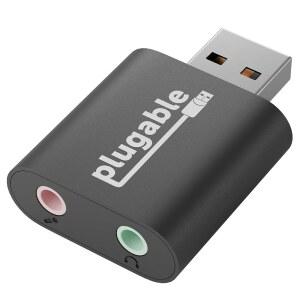 노트북이나 PC에 오디오 잭이 없어 3.5mm 스피커 및 마이크 포트 추가, Windows, Mac, Linux용 컴팩트 외장 사운드 카드 교체, 플러그 앤 플레이