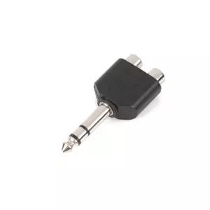 5.5(숫)TRS-2RCA(암) Y 젠더 55-2RCA 잭 TRS 변환잭