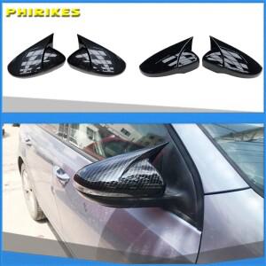 VW JETTA MK6 폭스 바겐 Passat B7 Scirocco Beetle CC Eos 백미러 커버 용 2X 사이드 윙 캡 추가