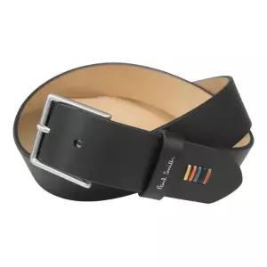 Paul Smith 남성용 벨트 스티치, 블랙.