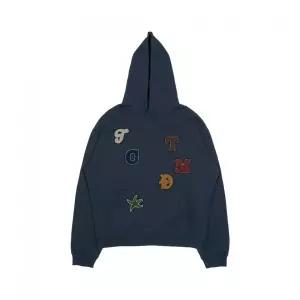 브랜드정품 THE COLDEST MOMENT TCM rainbow hoodie (navy) 162836