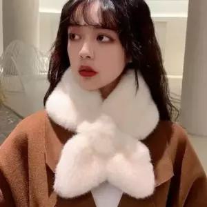 인조퍼 머플러 털 여성 겨울 목도리 겨울목도리 비니 스컬캡 스포츠두건 방한용품
