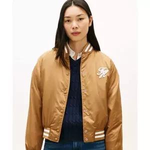 타미힐피거 TOMMY HILFIGER 시그니처 바시티 봄버 재킷 T22G1WJC052WT1GWA 253544