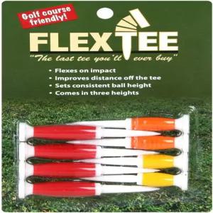 FlexTee 유연한 티(8팩) 사실상 깨지지 않고 더 큰 거리 정확도 저항이 적습니다(별도 색상)