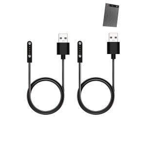 MOBVOI TICNOTE AI 음성 녹음기용 WUNIAK 2팩 마그네틱 충전 유연 액세서리 USB 케이블
