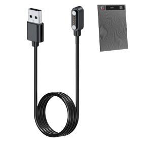 MOBVOI TICNOTE AI 음성 녹음기용 NUKAJU 충전 블랙 60CM 96피트 케이블 USB 충전기 마그네틱