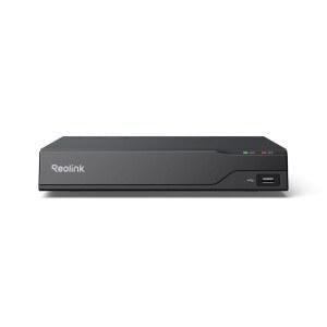 REOLINK 프로페셔널 PoE NVR, 최대 16MP 및 32TB 로컬 스토리지 지원(HDD 미포함), 히트 맵, 24/7 녹화, 다중 사용자 원격 액세스, 실외 실내 감시,