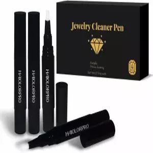 하이올로프로 주얼리 클리너 펜 4PCS 링 소프트 브러시 보석용 다이아몬드 클리닝 스틱 반지 모이사나이트