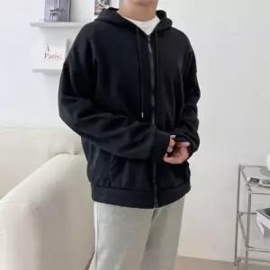 [하프클럽/]기모 후드 집업 남자 여성 후드티 오버핏