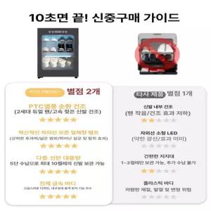 신발건조기 산업용 운동화 신발 소독기 신발장 3단 현장