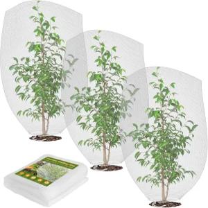 메쉬 식물 덮개 3PCS 정원 그물망 야외 토마토 벌레 정원용 새 과일 나무 x 2.6피트
