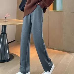[하프클럽/]기모 와이드 팬츠 밴딩룩 겨울 여자 바지