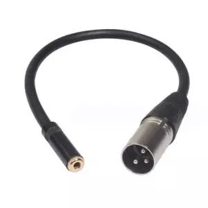 XLR젠더 캐논 XLR to 3.5 스테레오 M/F 변환케이블 T-STF-XLRM