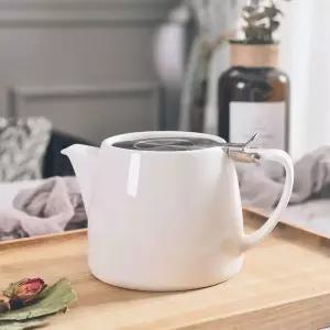 찻주전자 컬러 티팟 도자기 티포트 이상 501mL