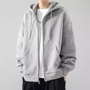 [텐바이텐][홍은]컬러 남성 데일리 무지 캐주얼 후드 집업 패션상의 캐주얼후드