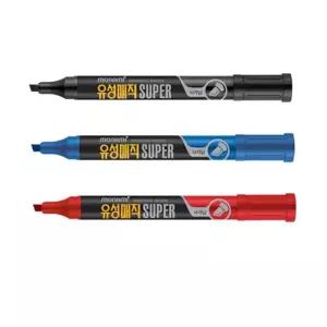 모나미 유성매직 SUPER 사각닙 (1타 12PCS) 부품 소모품 자재 파츠