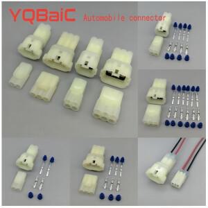 15PCS 2 3 4 6 핀 스미토모 HM 090 자동 전기 와이어 케이블 커넥터 터미널 및 씰이 2.2MM 남성 여성 플매