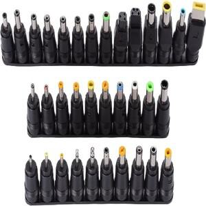 34PCS 범용 5.5mm x 2.1mm DC AC 전원 어댑터 팁 Lenovo Thinkpad 노트북 공급 장치 플매트 카펫 러그 잭