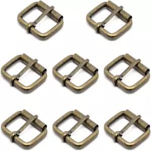 벨트 가방용 서프 터틀 브라스 버클 8PCS 1인치 메탈 싱글 프롱 롤러 신발 DIY 하드웨어 액세서리